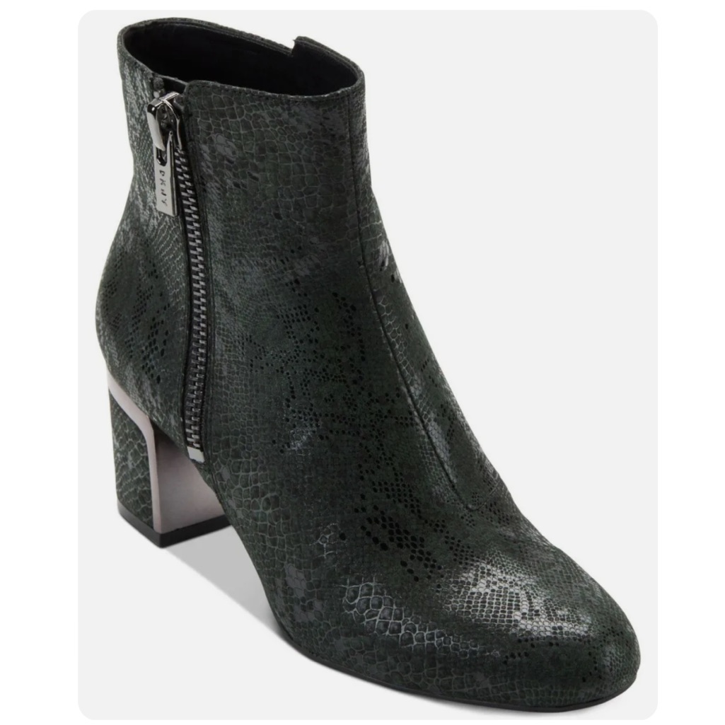 Dkny Crosbi-Ankle Boot Two Tone Python